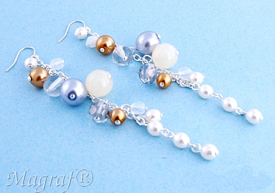 Kolczyki perłowe - 04345