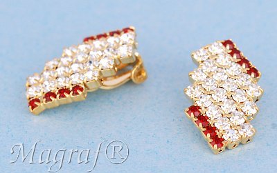 Klipsy Strass - 09505