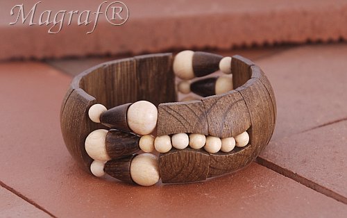 Bransoletka drewniana - 10840