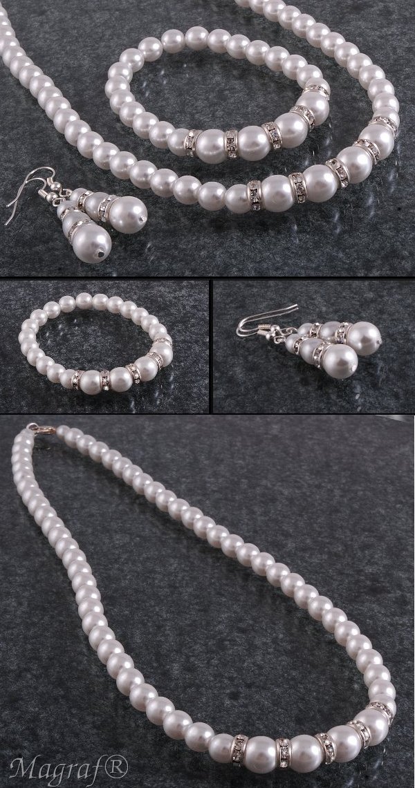 Korale perłowe - 16764