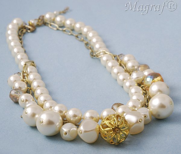 Korale perłowe - 17386